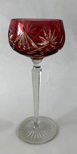 Bicchiere vino tagliato a - da,
