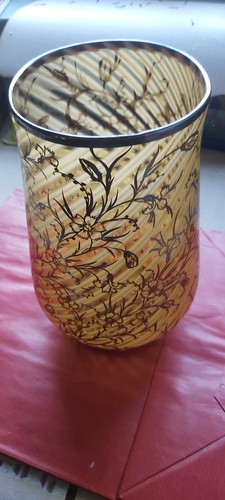 Vaso vetro cristallo con - vaso,