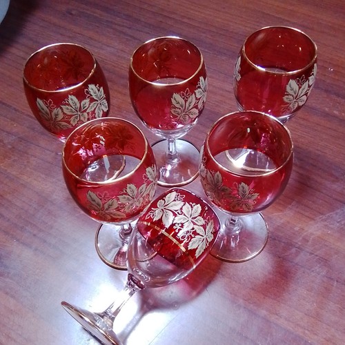 Set bicchieri vino in - bicchieri, da