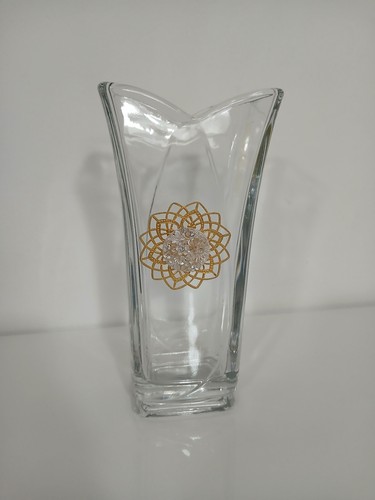 Vaso vetro trasparente - vaso,
