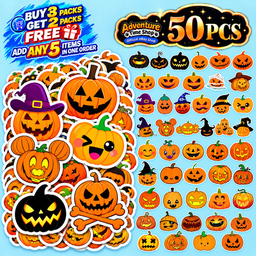 Pezzi adesivi zucca - adesivi,