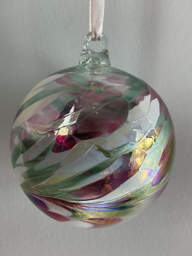 Christmas art glass - , bauble
