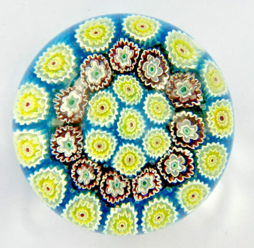Fermacarte vetro millefiori - fermacarte,
