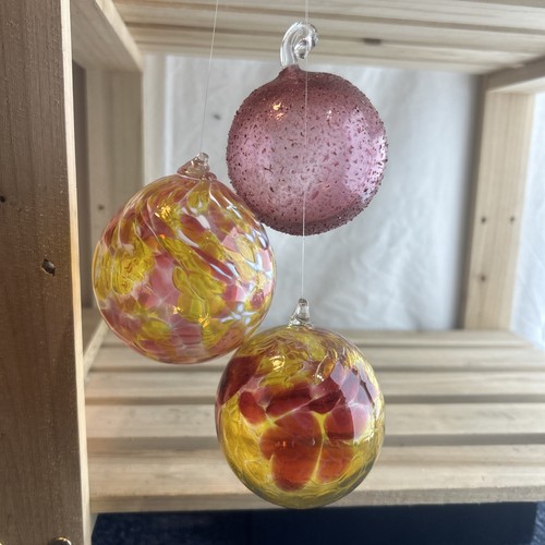 Similar sized hand blown - hand,