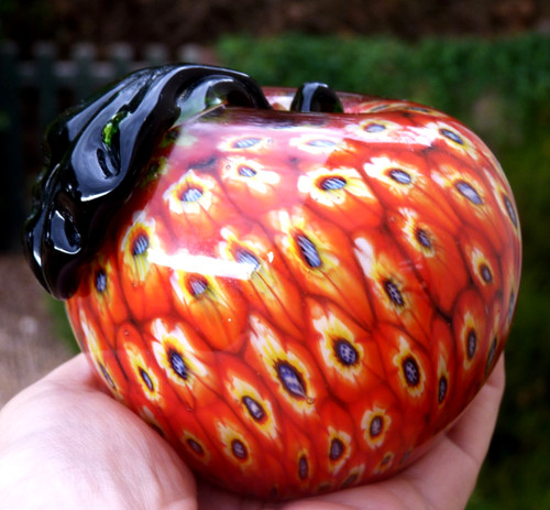 Murano millefiori fermacarte - millefiori,
