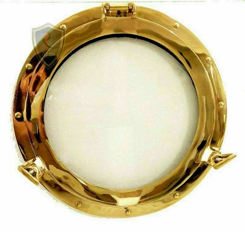Oblò vetro ottone 12 - in,